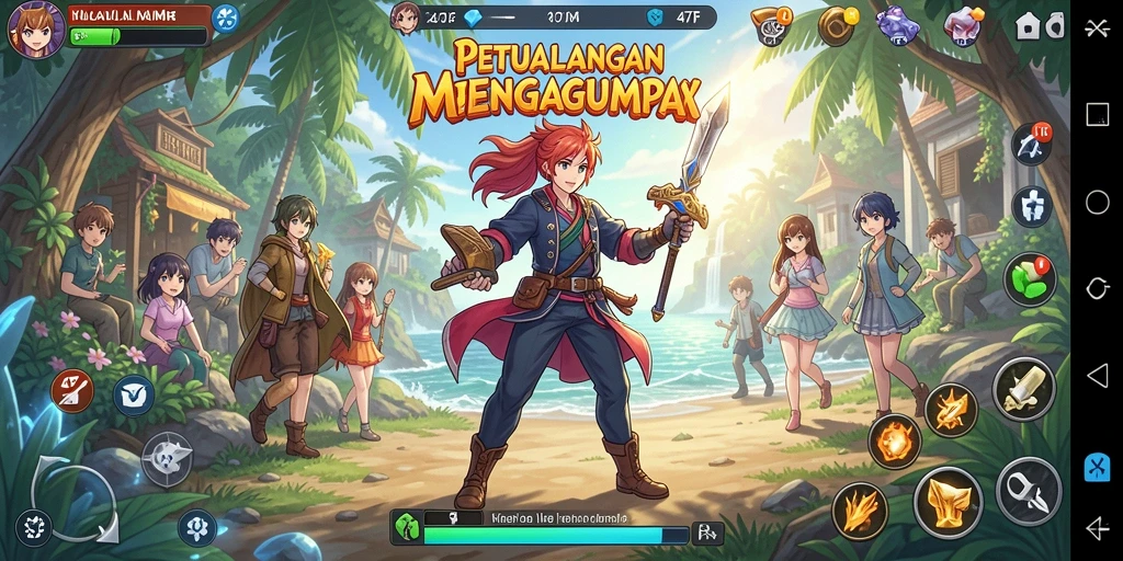 Gameplay menakjubkan dari game Anime 47F yang memukau.