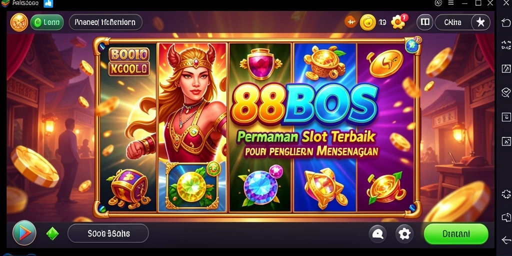 Tampilan gameplay Slot di 88BOS yang menarik dan interaktif.