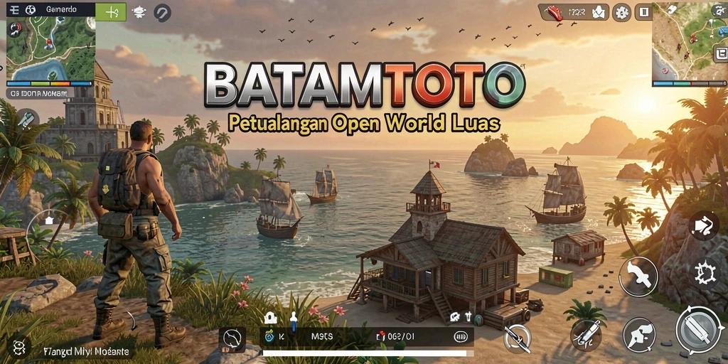 Screenshot gameplay menunjukkan petualangan seru di dunia Open World.