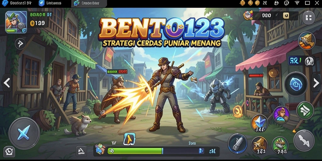 Tampilan menarik dari gameplay strategis di BENTO123.