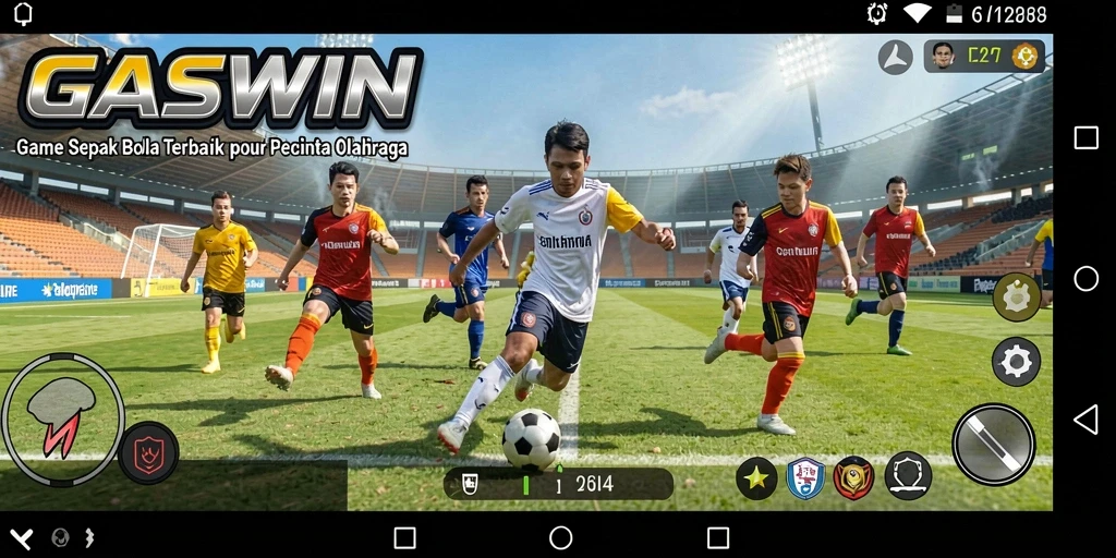 Tampilan gameplay GASWIN yang menegangkan dan penuh aksi.