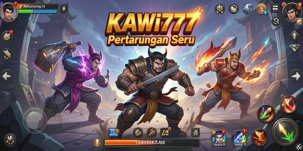 Tangkapan layar KAWI777 menampilkan aksi pertarungan yang mengesankan.