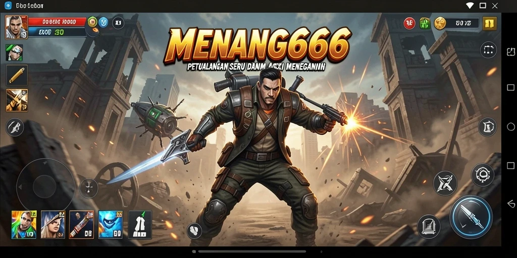 Menampilkan aksi intens dalam permainan MENANG666 dengan pertarungan seru.