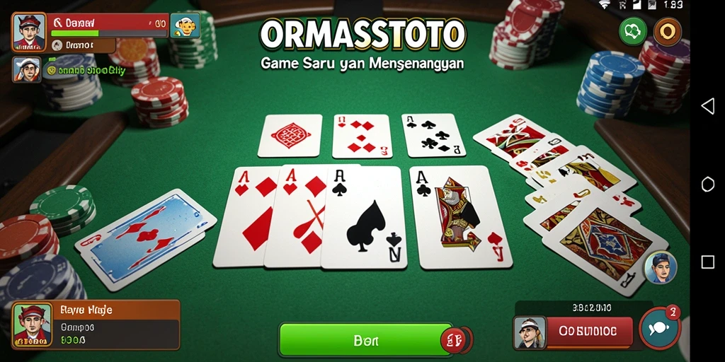Tampilan gameplay Gaple yang menarik dan seru di ORMASSTOTO.