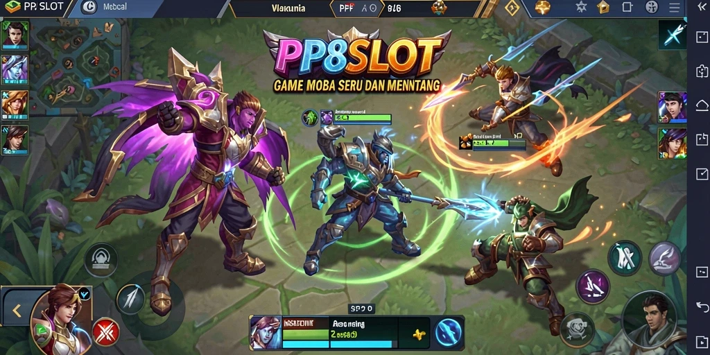 Tampilan seru dari gameplay PP8SLOT yang menantang.