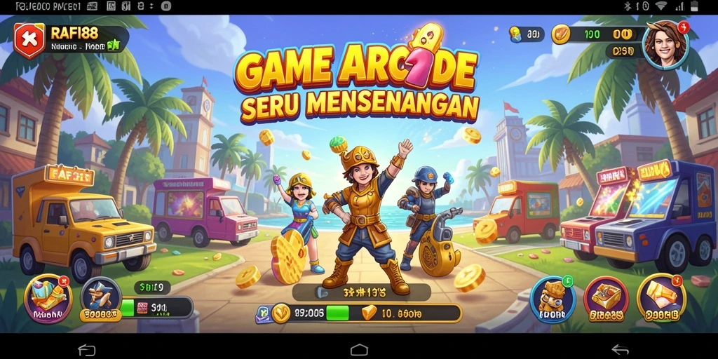 Tangkapan layar gameplay RAFI88 menampilkan aksi seru dan tantangan menarik.
