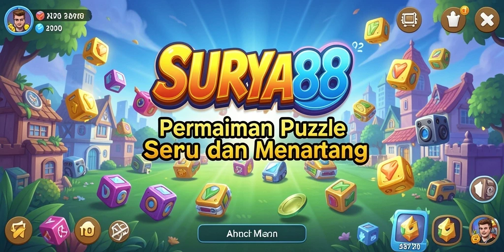 Tangkapan layar SURYA88 dengan gameplay Puzzle yang menarik.