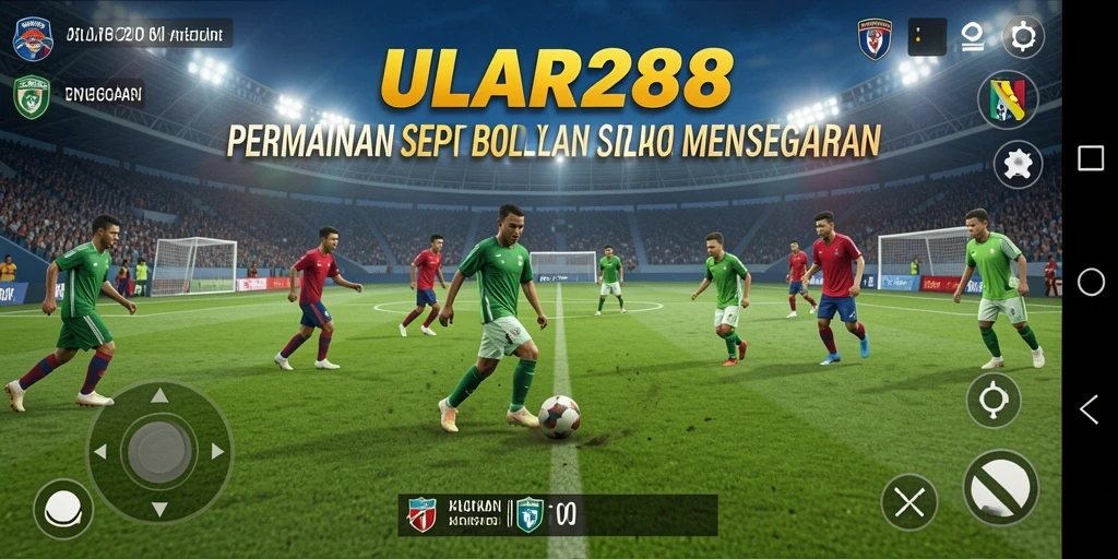 Gameplay ULAR288 yang mendebarkan dan penuh aksi sepak bola.