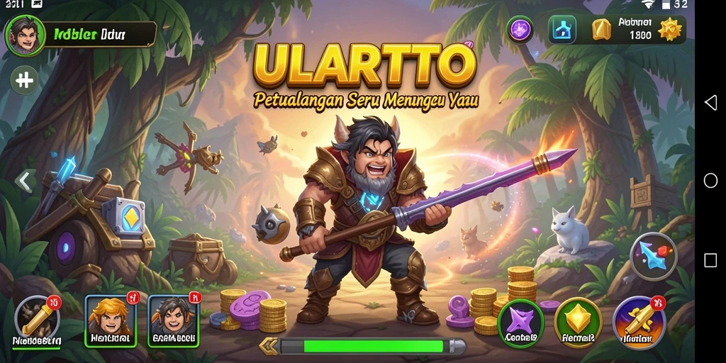 Tampak serunya eksplorasi dunia petualangan di ULARTOTO.